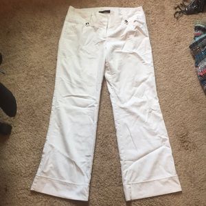 Wide leg linen pants